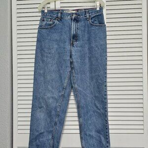 Vintage Levi's 550 Jeans Women Size 10 L Relaxed Fit Tapered Leg Inseam 32"